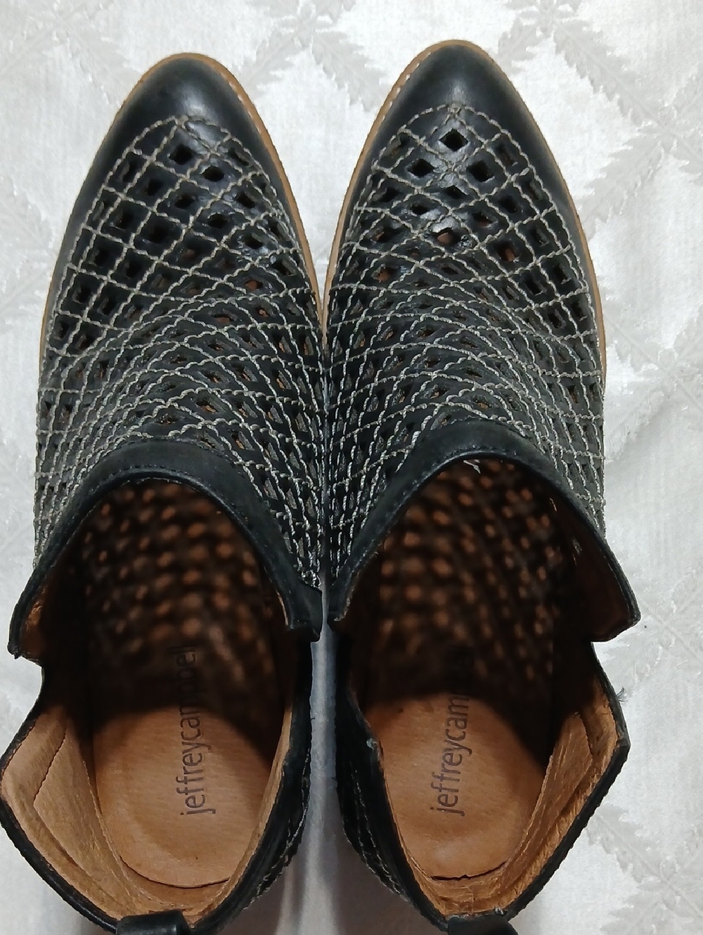 Jeffrey Campbell Taggart Ankle Boot Black Size 8 - Picture 2 of 7